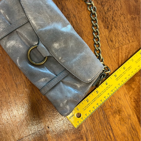 Hobo International gray Silver Chain Clutch Bag envelope - Picture 8 of 8